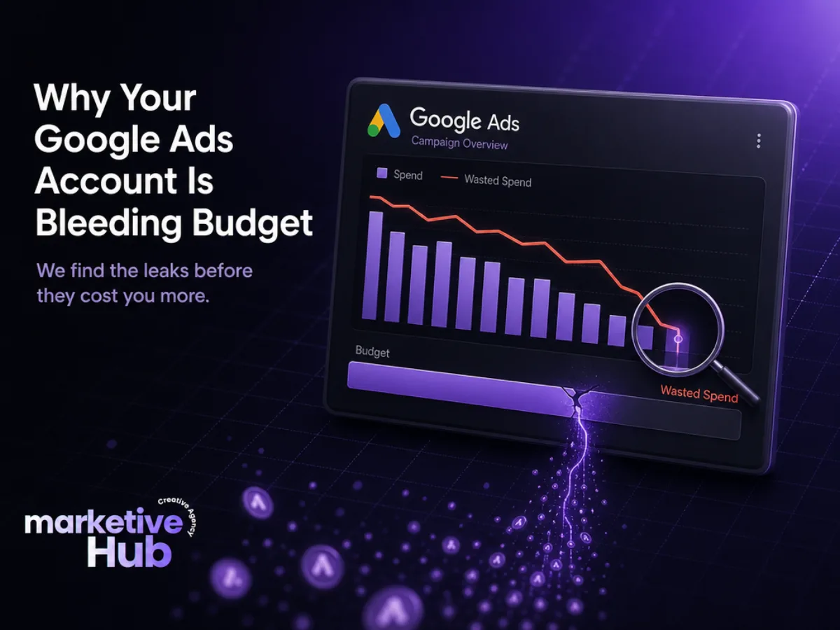 Google Ads budget audit dashboard showing wasted spend being caught before it drains the account